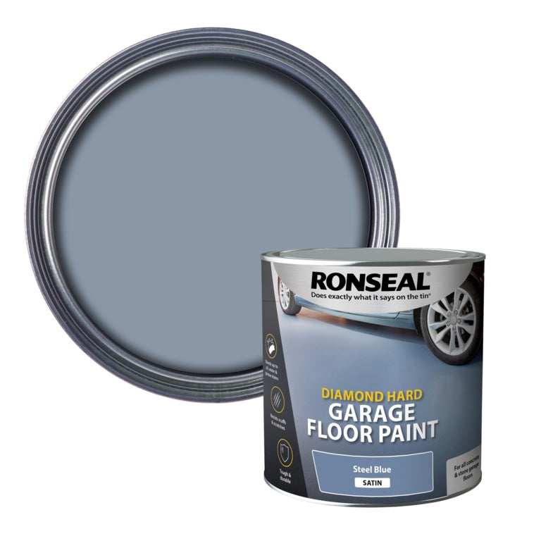 Ronseal Diamond Hard Garage Floor Paint 2.5L - Blue