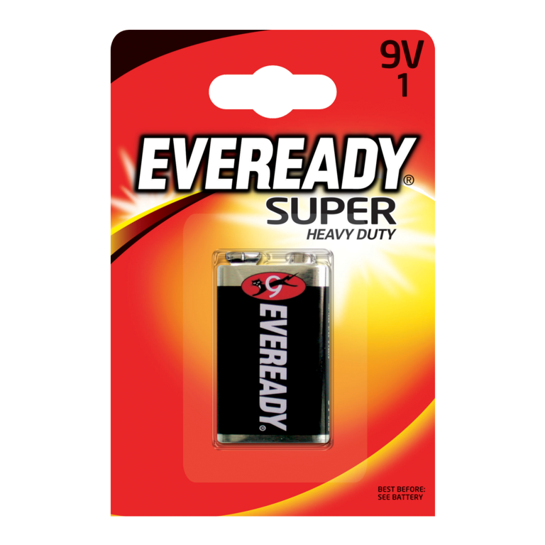 Eveready Super Heavy Duty Battery - 9V