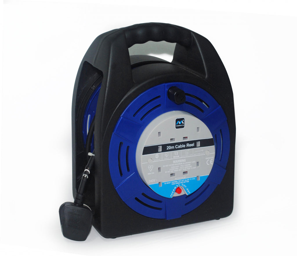 Masterplug Cable Reel 4 Gang - 20m