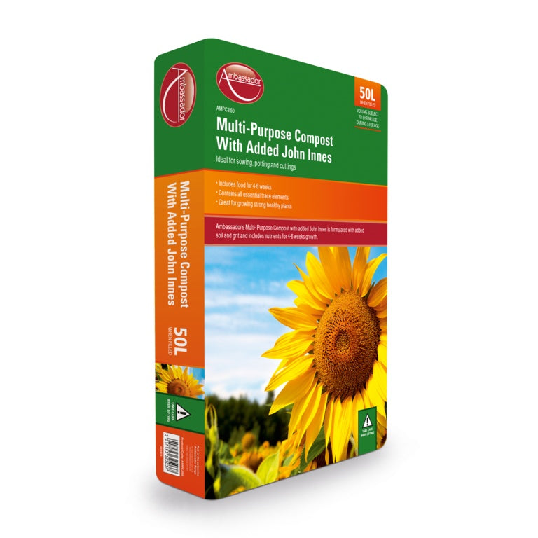 Ambassador Multi-Purpose Compost with John Innes - 50L