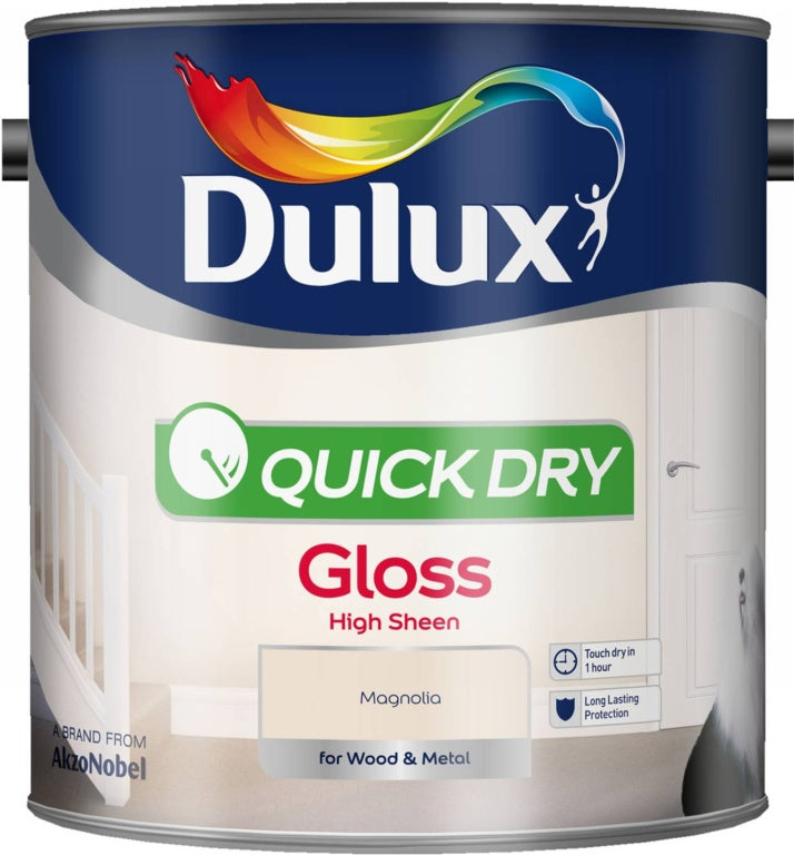 Dulux Quick Dry Gloss 2.5L - Magnolia