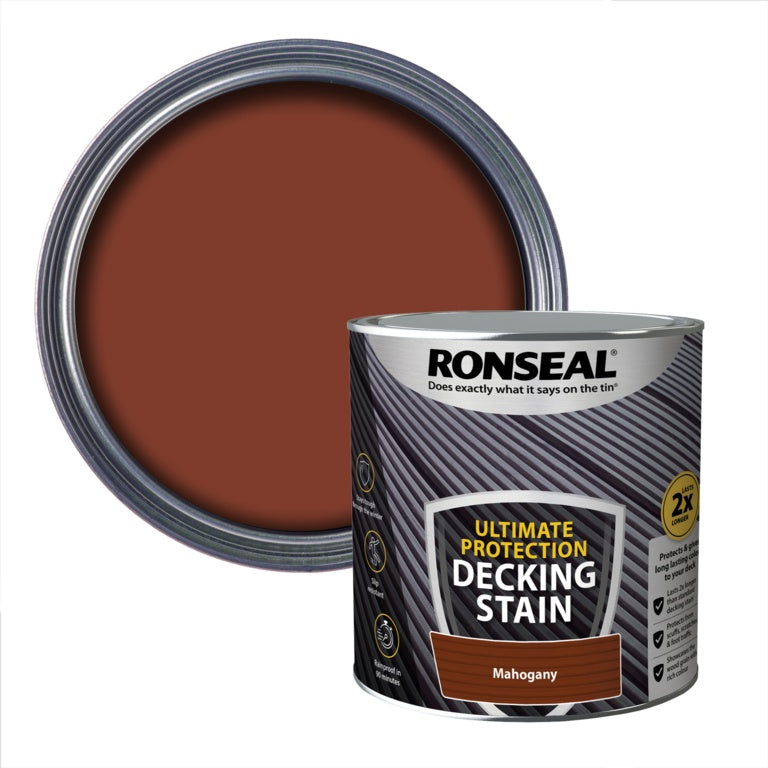 Ronseal Ultimate Protection Decking Stain 2.5L - Mahogany