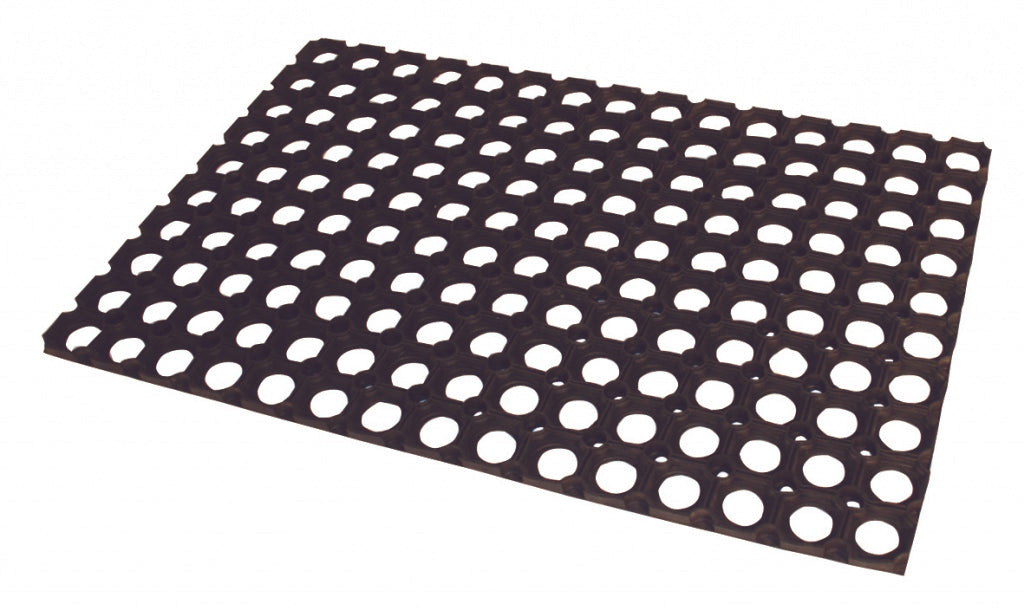 JVL Rondo Rubber Ring Door Mat - 40x60cm