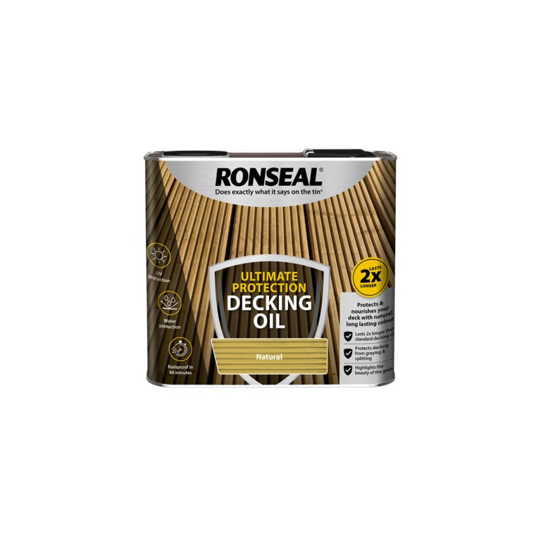 Ronseal Ultimate Protection Decking Oil 2.5L - Natural