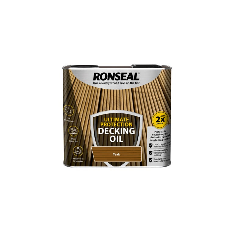 Ronseal Ultimate Protection Decking Oil 2.5L - Teak