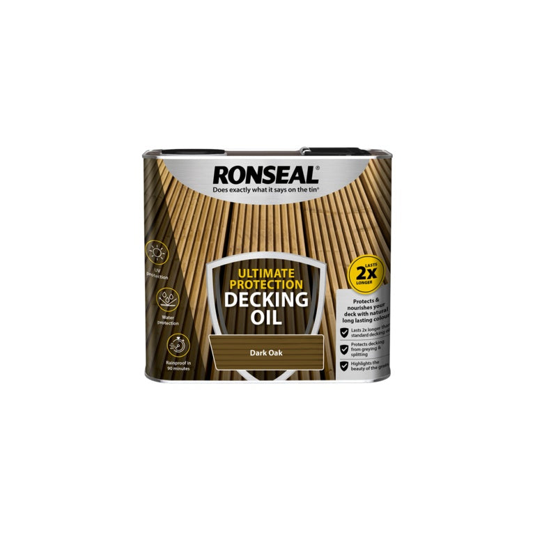 Ronseal Ultimate Protection Decking Oil 2.5L - Dark Oak
