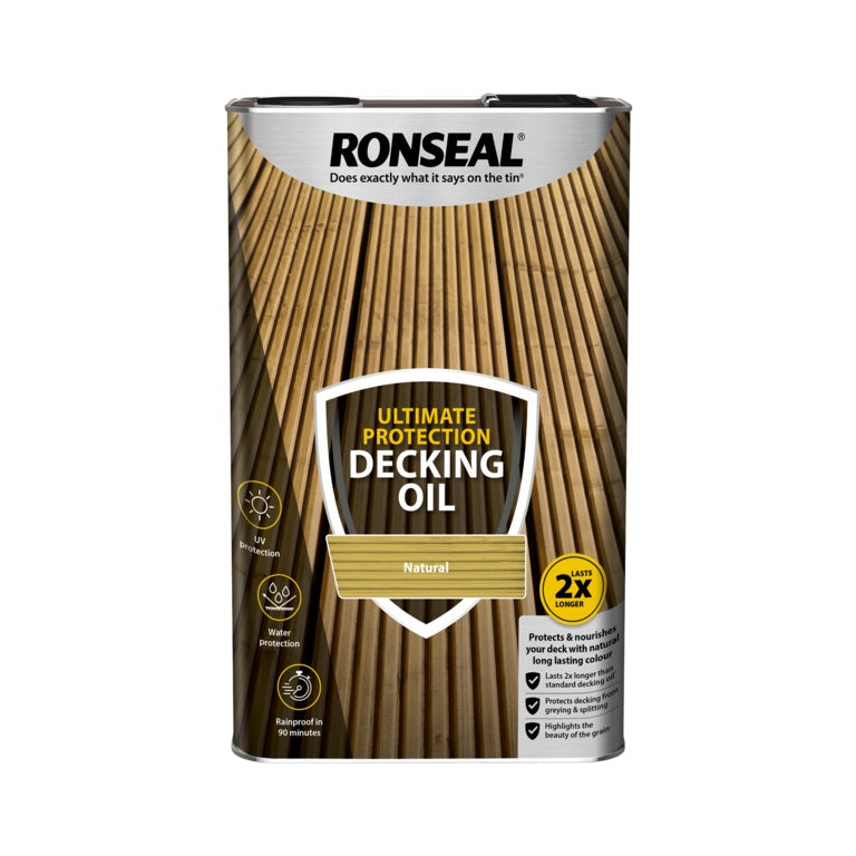 Ronseal Ultimate Protection Decking Oil 5L - Natural