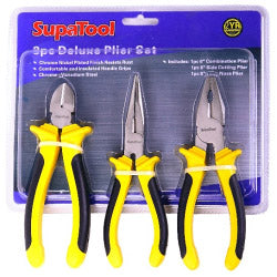SupaTool Deluxe Plier Set - 3 Piece
