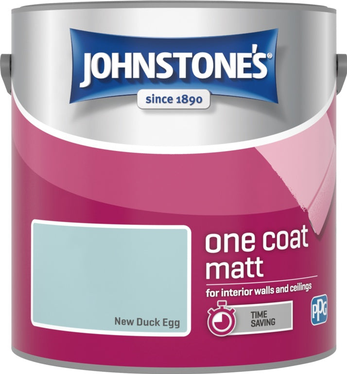 Johnstone's One Coat Matt 2.5L - Duck Egg