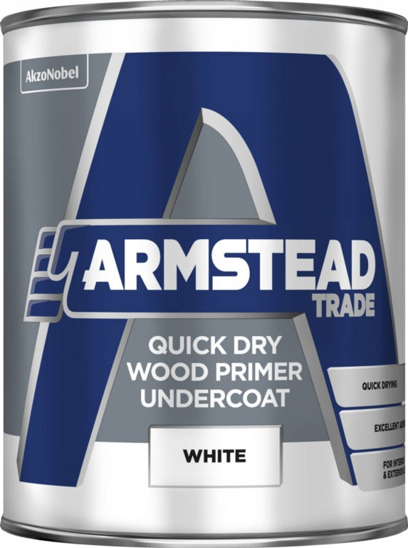 Armstead Trade Quick Dry Wood Primer Undercoat - 1L
