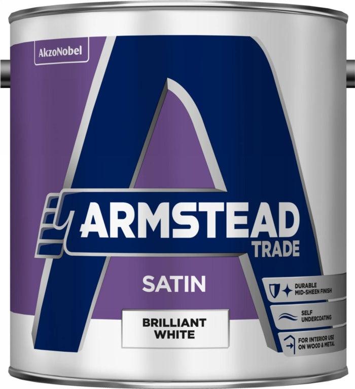 Armstead Trade Satin Brilliant White - 2.5L