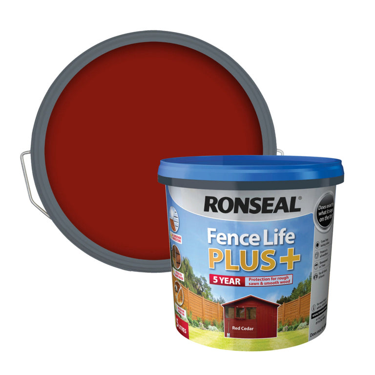 Ronseal Fence Life Plus 5L - Red Cedar