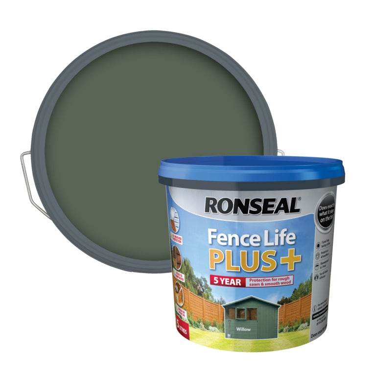 Ronseal Fence Life Plus 5L - Willow