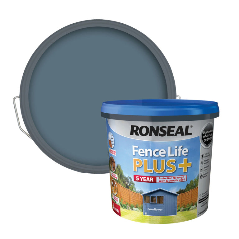Ronseal Fence Life Plus 5L - Cornflower