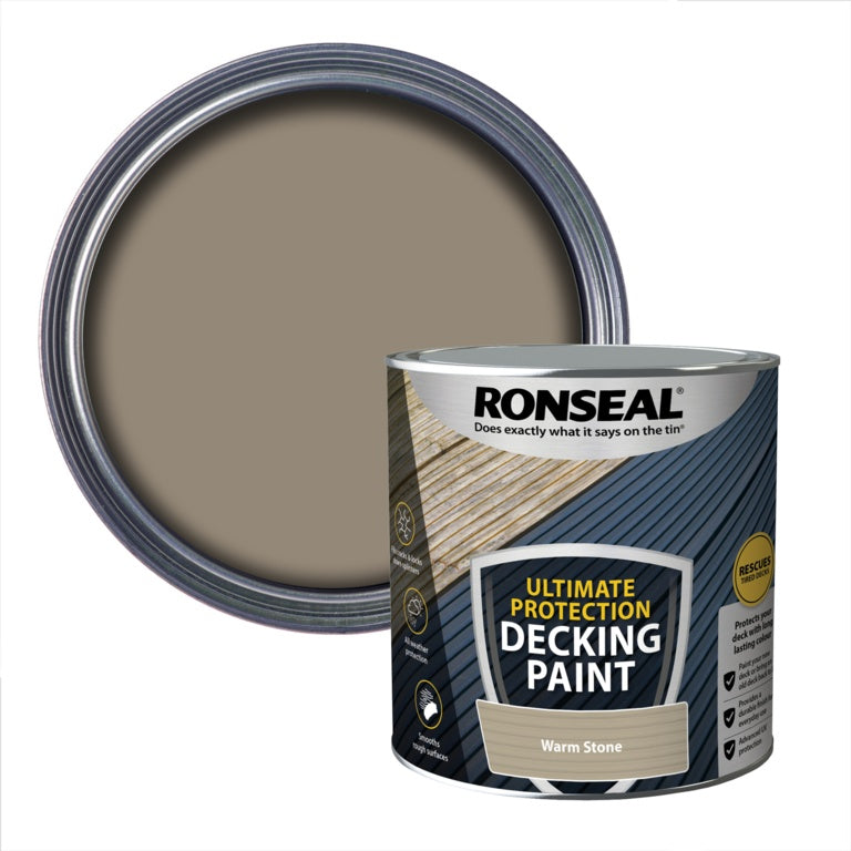 Ronseal Ultimate Protection Decking Paint 2.5L - Warm Stone