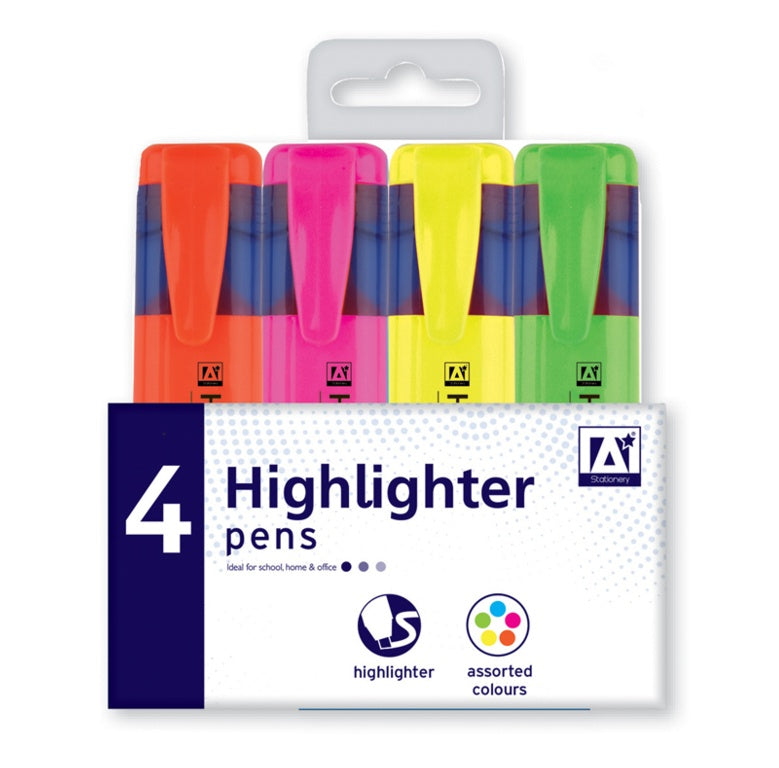 A Star Highlighters - Pack 4