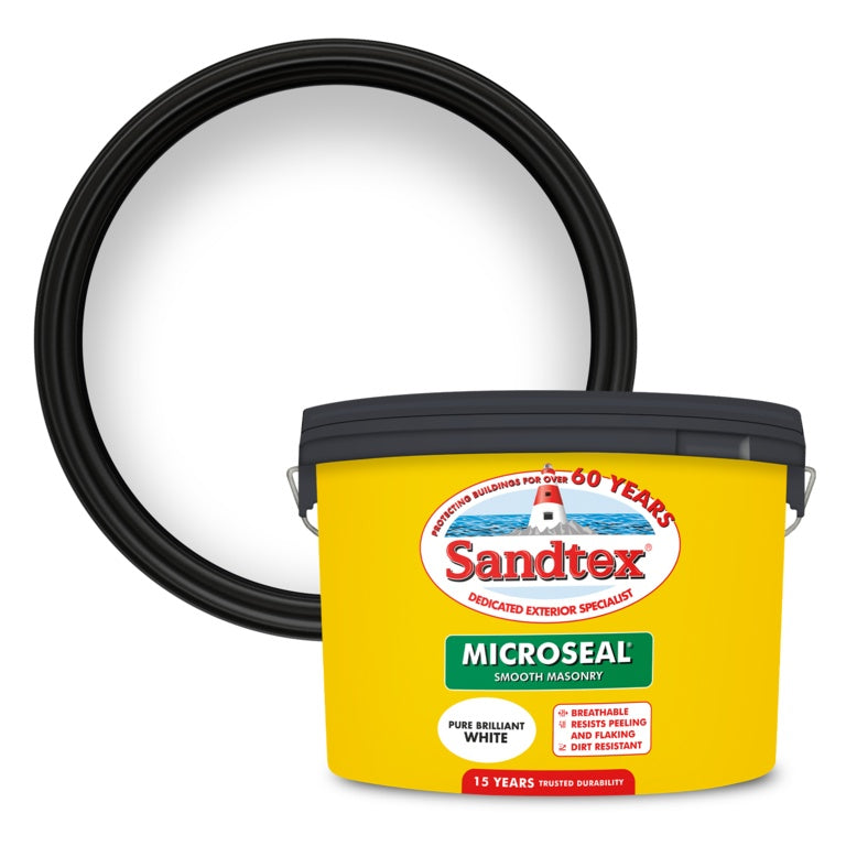 Sandtex Smooth Masonry Paint 10L - PBW