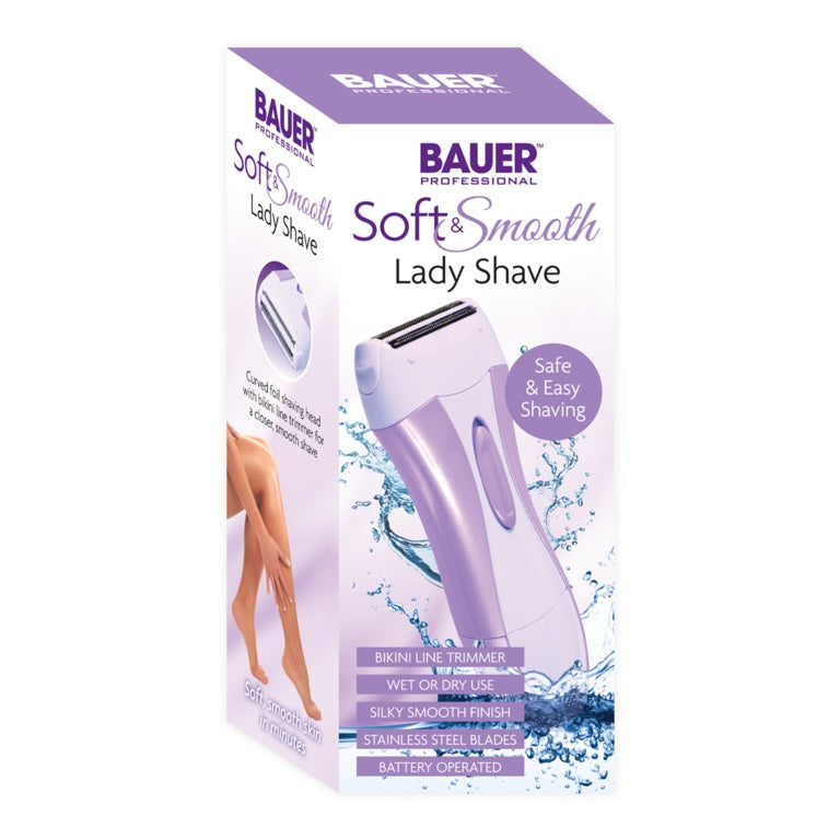 Bauer Soft and Smooth lady shave - Battery operated