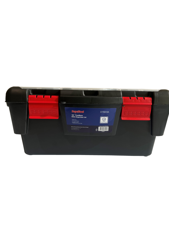 SupaTool Toolbox With Organiser Lid - 16"