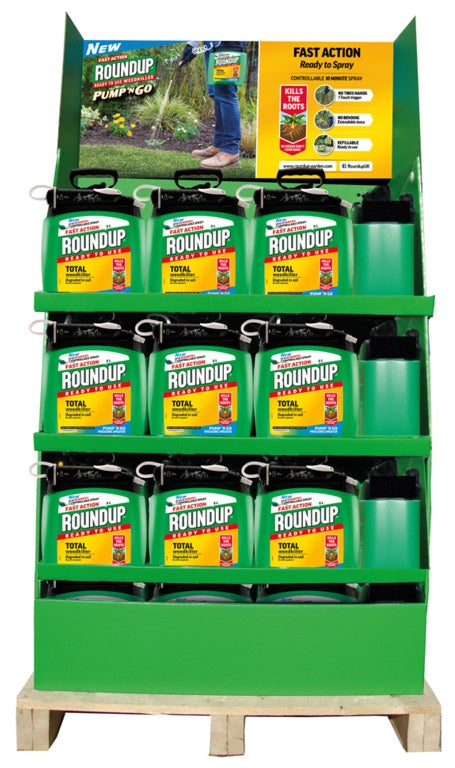 Roundup Fast Action Pump N Go - Display Unit 36 x 5L RTU