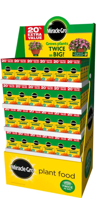 Miracle-Gro® All Purpose Plant Food - 192 x 1kg + 20% Free