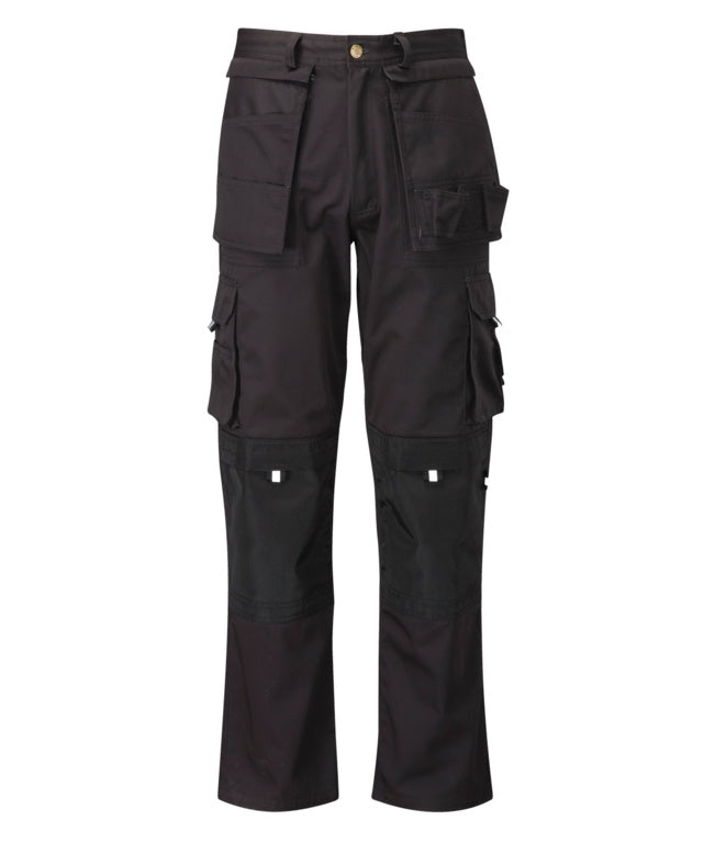 Orbit Pro Black Multi Pocket Trousers - 38L