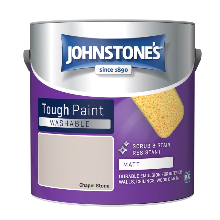 Johnstone's Washable Matt 2.5L - Chapel Stone