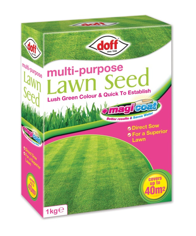 Doff Multi Purpose Magicoat Lawn Seed - 1kg