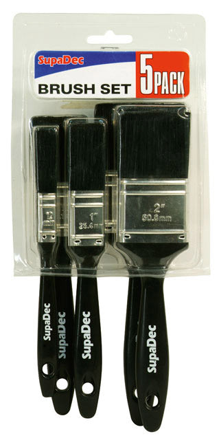 SupaDec Polyester Brush Set - 5 Piece