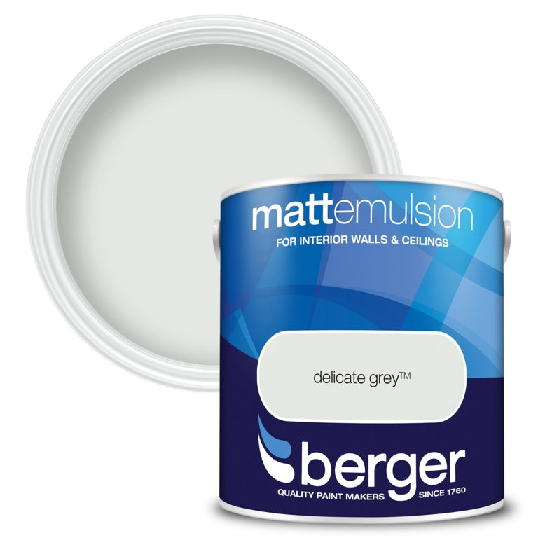Berger Matt Emulsion 2.5L - Delicate Grey