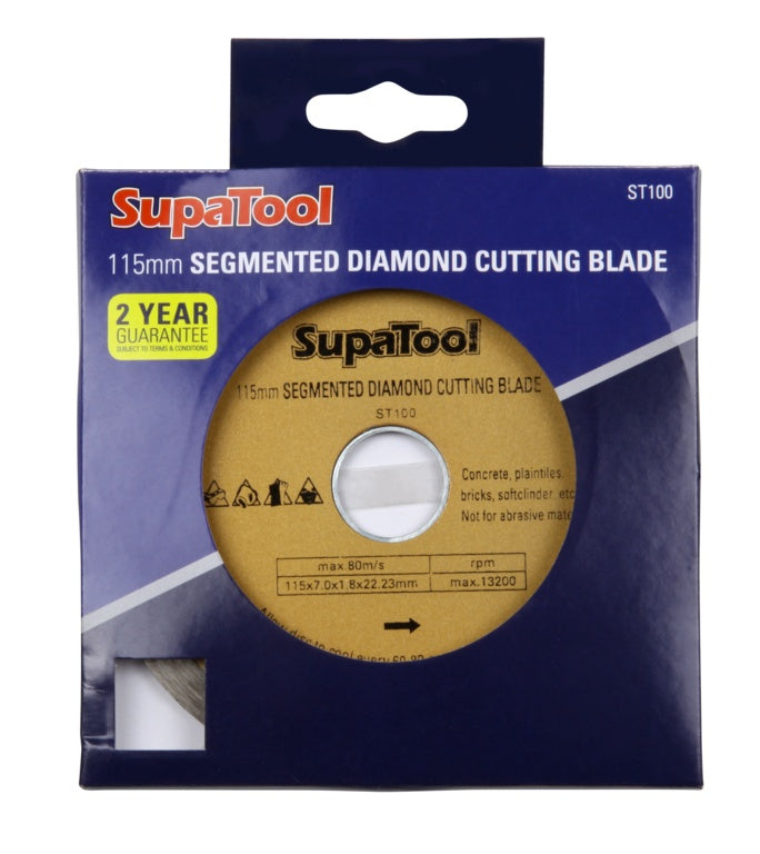 SupaTool Diamond Cutting Blade - 115mm