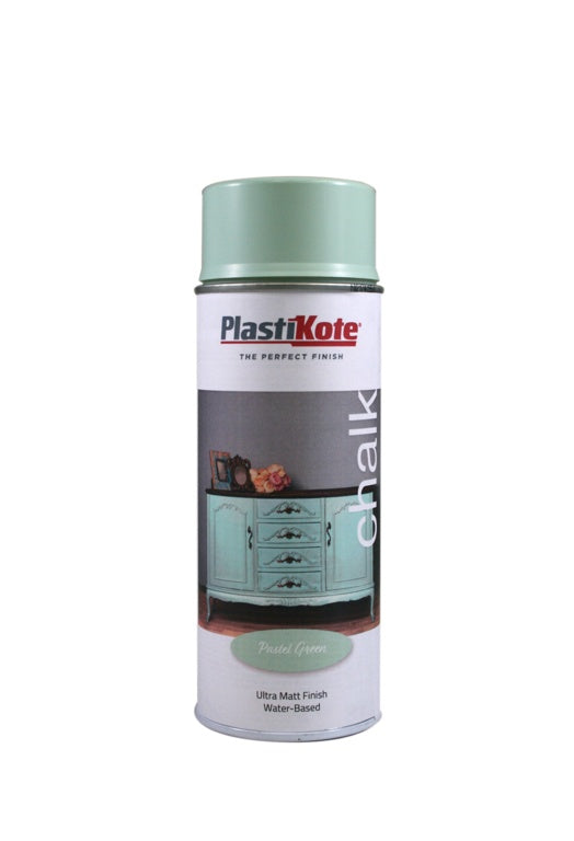 PlastiKote Chalk Spray Paint 400ml - Pastel Green