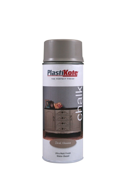 PlastiKote Chalk Spray Paint 400ml - Dark Hessian