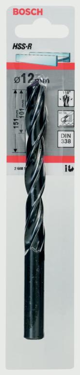Bosch HSS Twist Point TEQ Drill Bit - 12mm