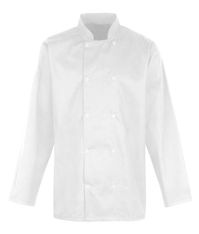 Orbit Fusion Long Sleeve Chefs Jacket White - Medium