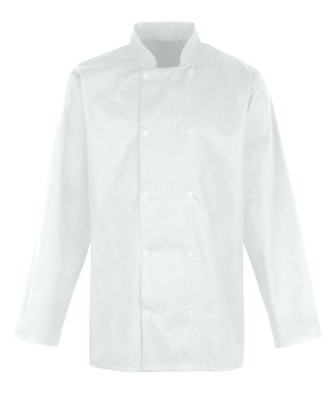Orbit Fusion Long Sleeve Chefs Jacket White - Small