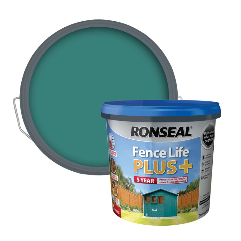 Ronseal Fence Life Plus 5L - Teal