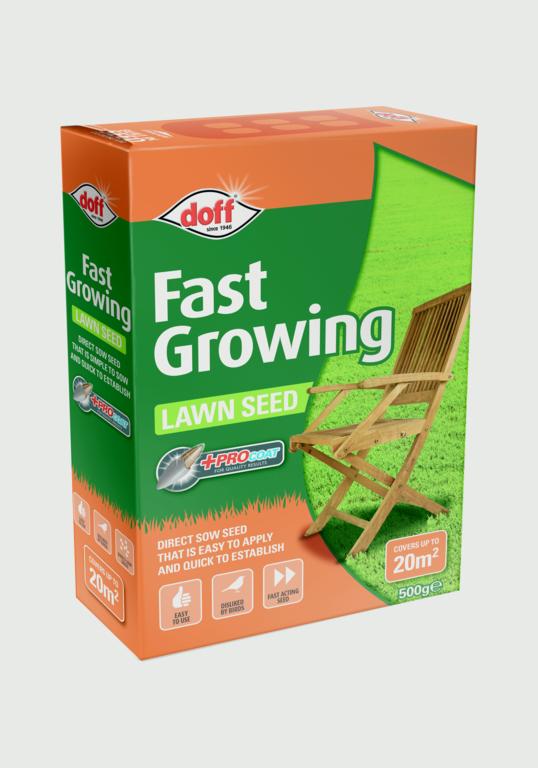 Doff Fast Acting Lawn Seed With Procoat - 500g