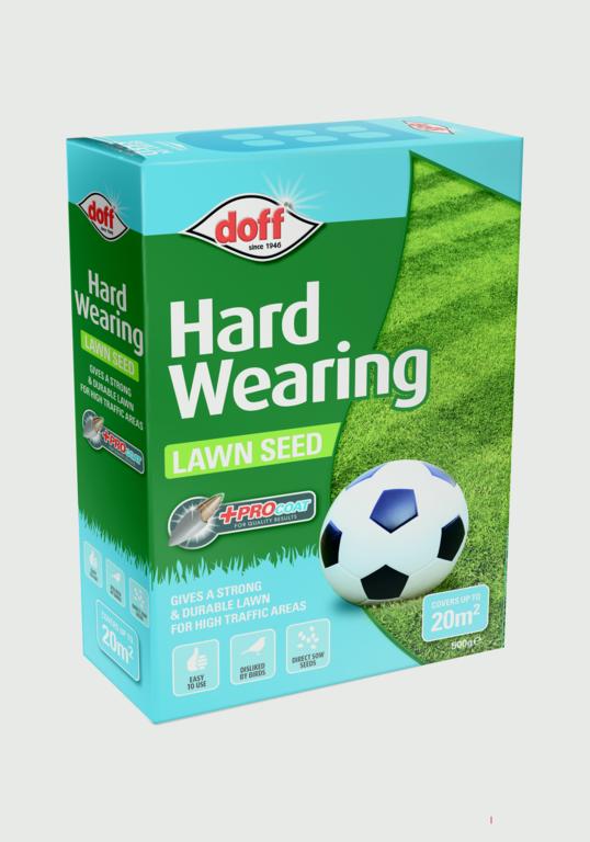 Doff Hardwearing Lawn Seed With Procoat - 500g