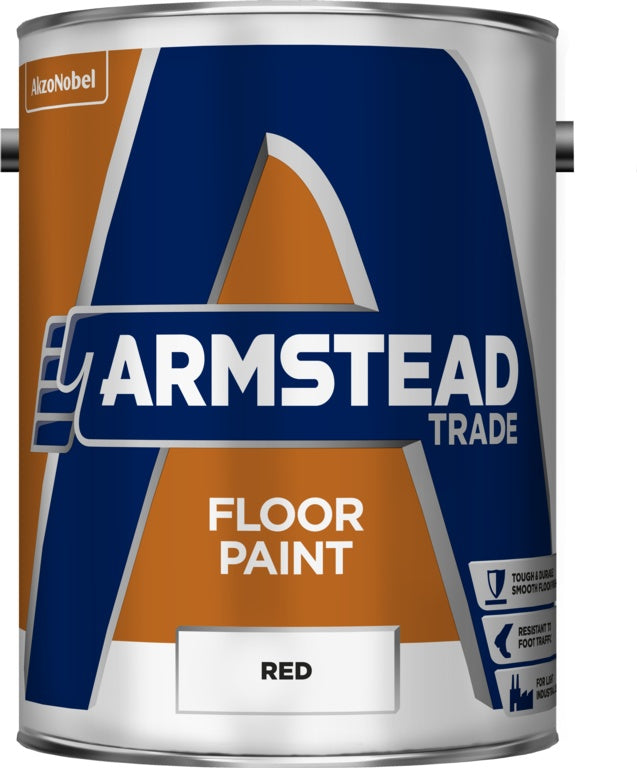 Armstead Trade Floor Paint - 5L Red