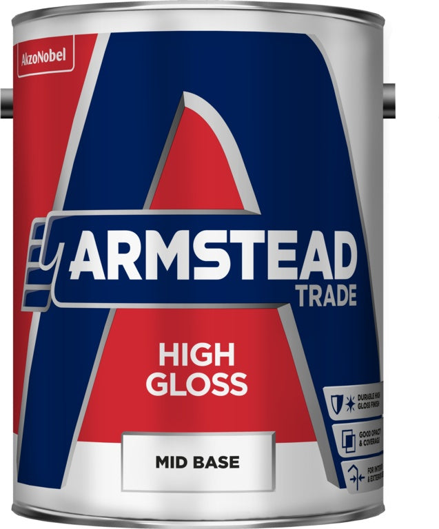 Armstead Trade High Gloss Mid Base - 5L