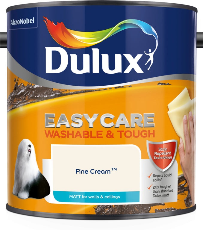 Dulux Easycare Matt 2.5L - Fine Cream