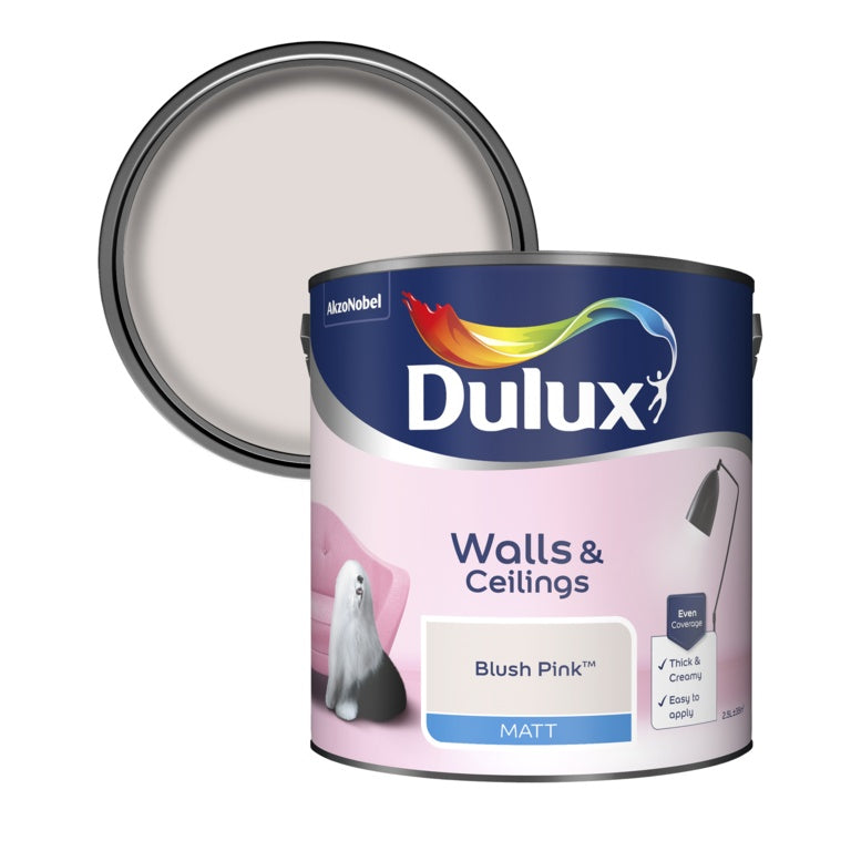 Dulux Matt 2.5L - Blush Pink