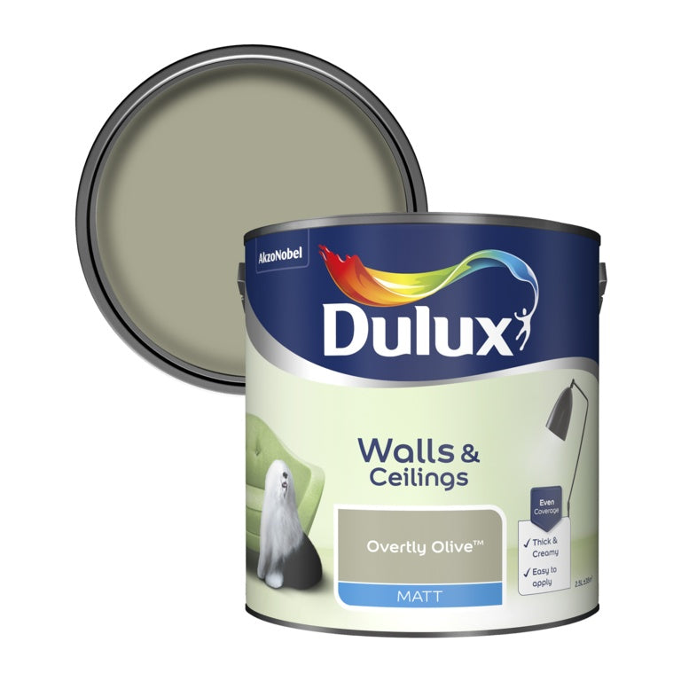 Dulux Matt 2.5L - Overtly Olive