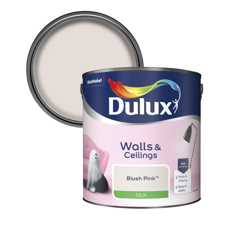 Dulux Silk 2.5L - Blush Pink