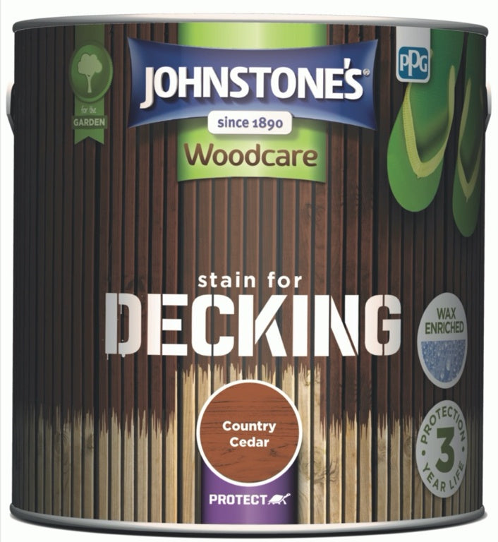 Johnstone's Decking Stain 2.5L - County Cedar