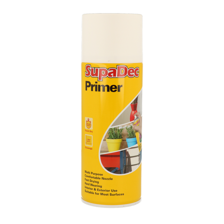 SupaDec White Primer Spray - 400ml