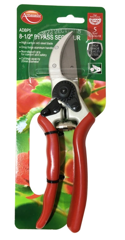 Ambassador Bypass Secateur - 8-1/2"