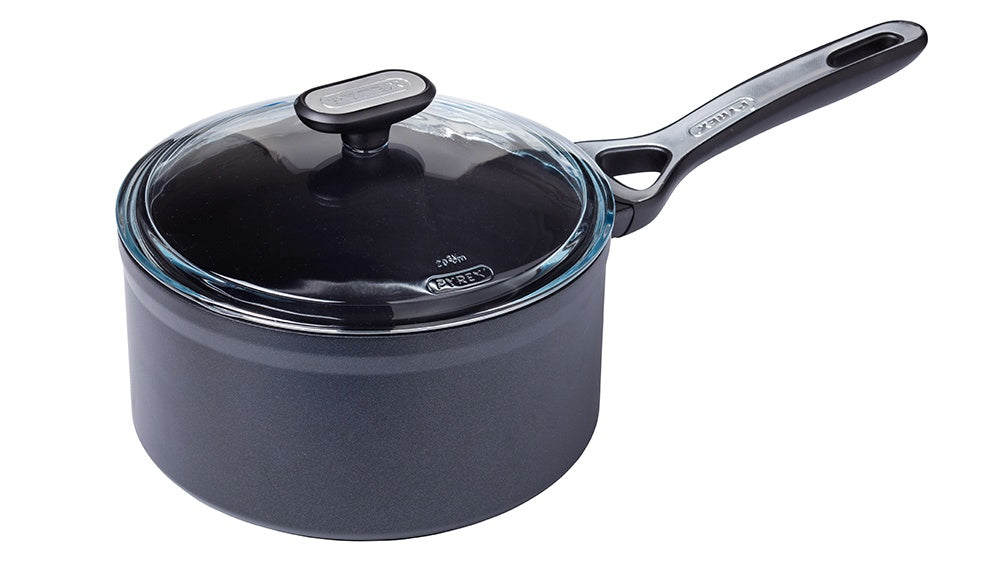 Pyrex Origin+ Saucepan with Lid - 18cm