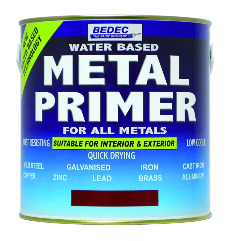 Bedec All Metals Primer 750ml - Red Oxide